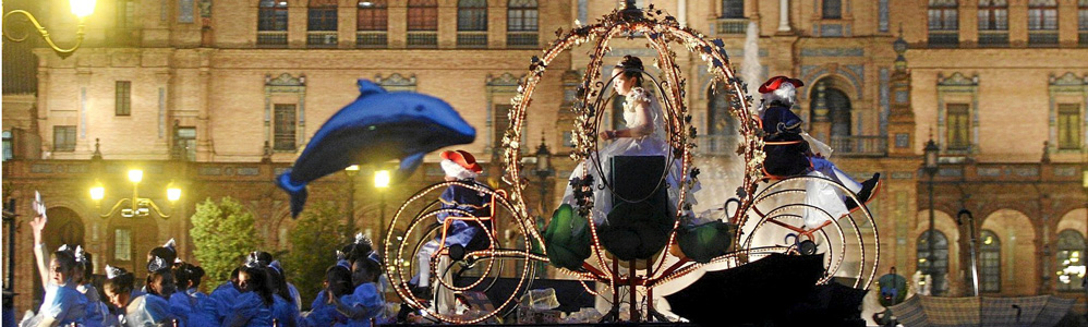 Парад волхвов в Севилье 2018