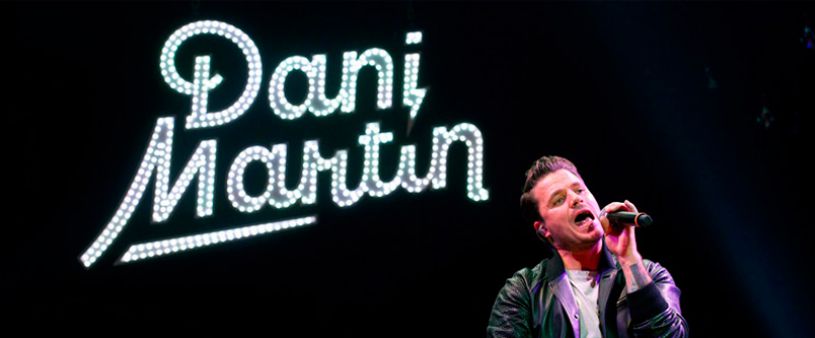 Dani Martin concert in FIBES 2016