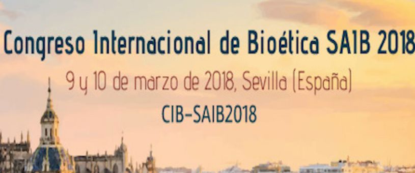 International Congress of bioethics SAIB 2018 in Seville