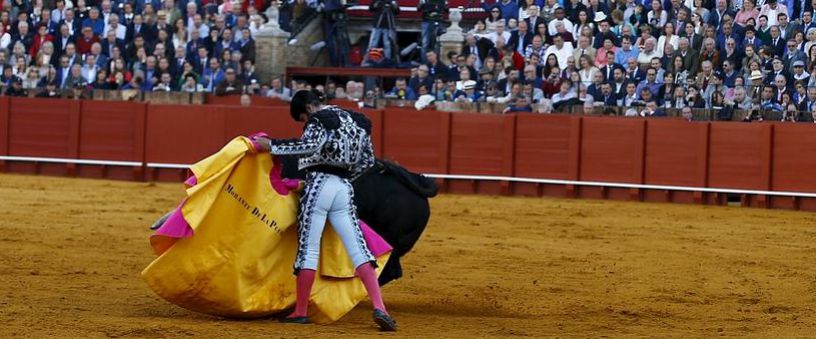 Bullfigh on Sunday of Resurrection 2017 in Seville