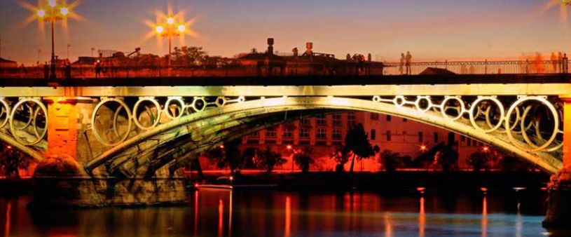 The bridge of Isabel II of Seville The bridge of Isabel II of Seville
