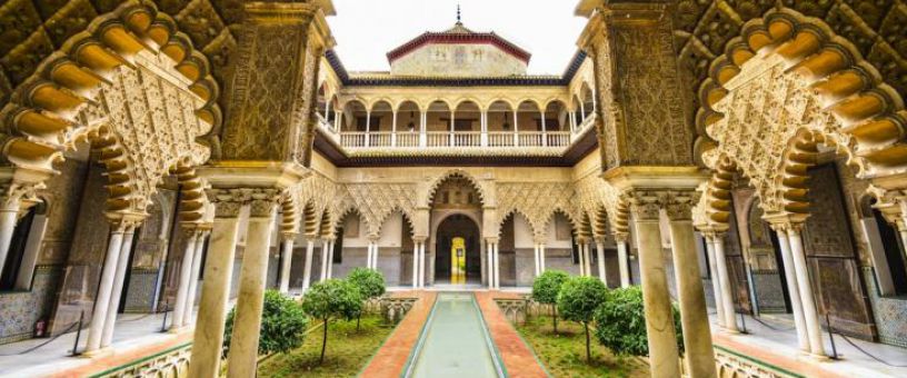 Notti nei giardini del Real Alcázar de Sevilla