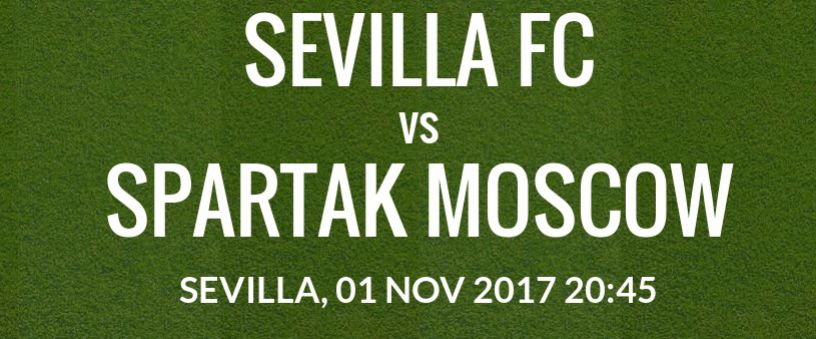 Sevilla FC vs Spartak de Moscow in Champions League 2017