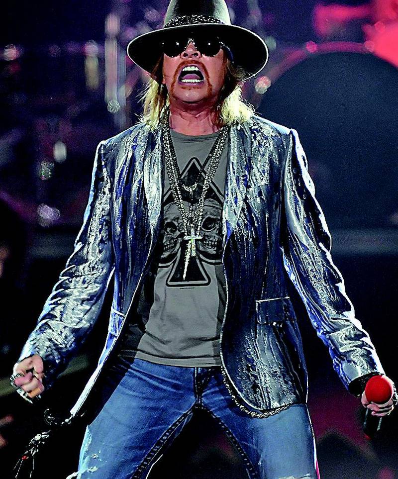 Nuovo cantante Axel Rose di ACDC