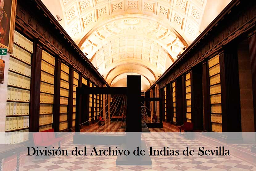 Wie ist das Archiv der Indies von Sevilla geteilt