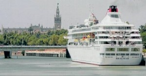 Séville une ville de navires de croisière