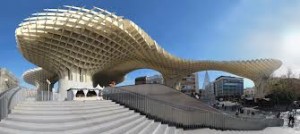 Pista de patinaje sobre hielo en Sevilla