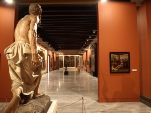 Museum of Fine Arts in Seville in December