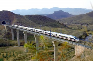 High speed train Alicante to Seville
