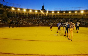Sumnmer bullfights in Seville