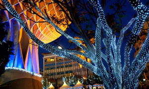 The Fair of Nativity Scene represents Seville at Christmas   